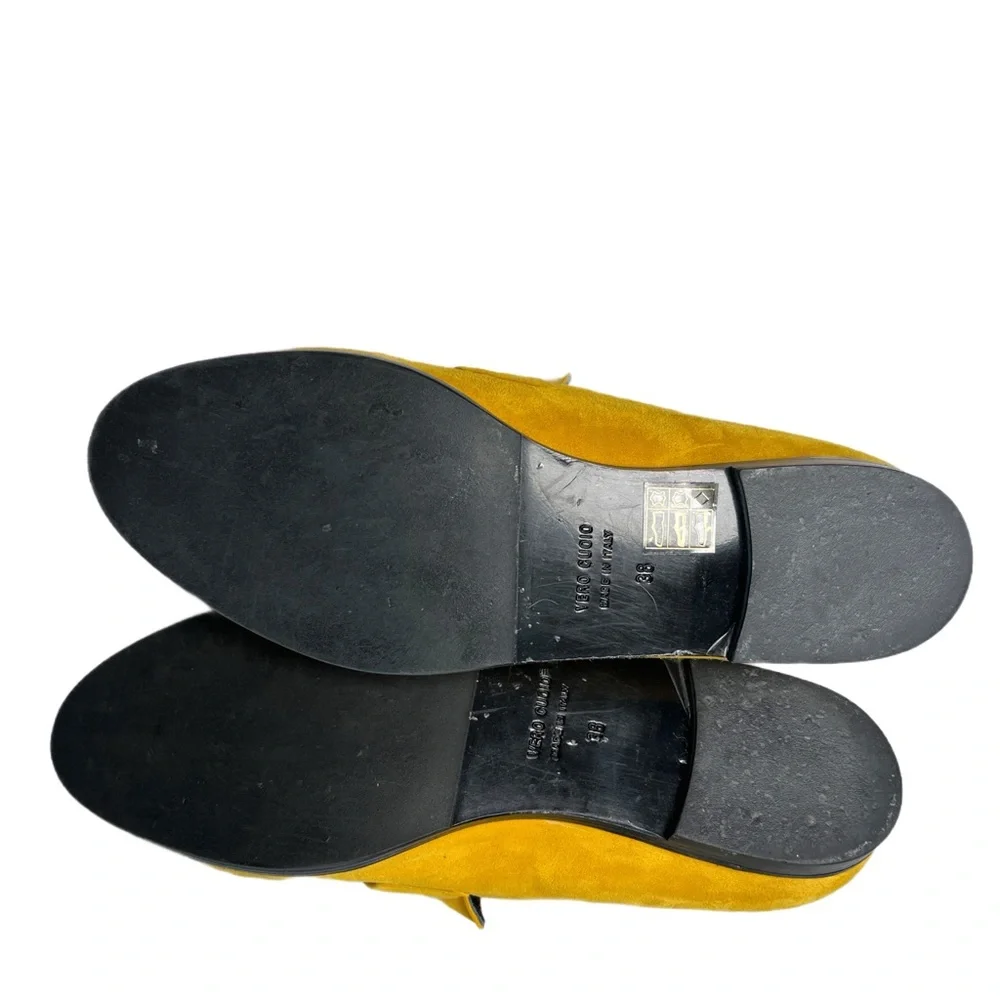 Yellow Penny Loafers Flats - Picture 5 of 5